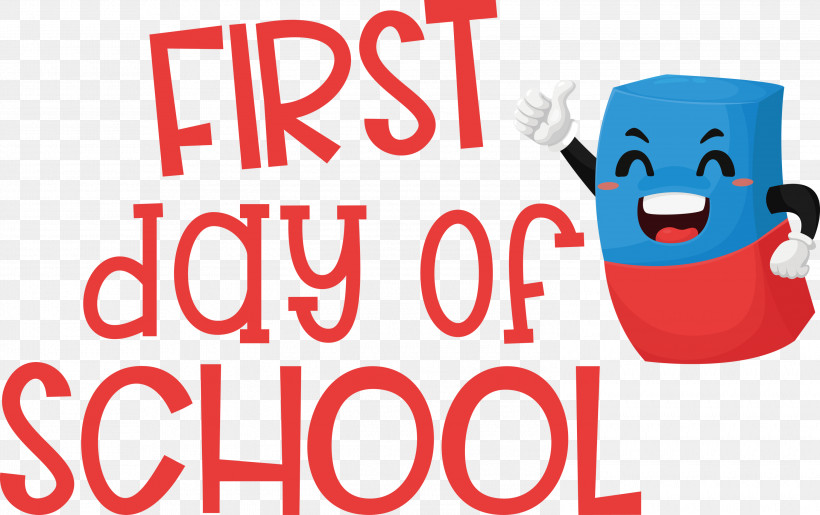 First Day Of School Education School, PNG, 3000x1885px, First Day Of School, Behavior, Character, Education, Happiness Download Free