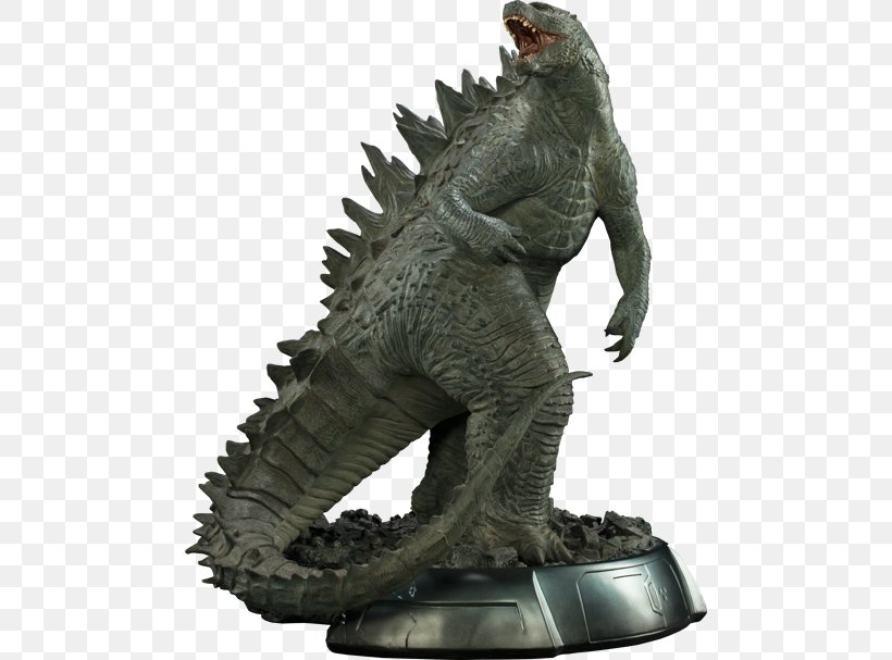 Godzilla Statue Sideshow Collectibles Maquette Sculpture, PNG, 480x607px, Godzilla, Action Toy Figures, Figurine, Godzilla King Of The Monsters, Godzilla Resurgence Download Free