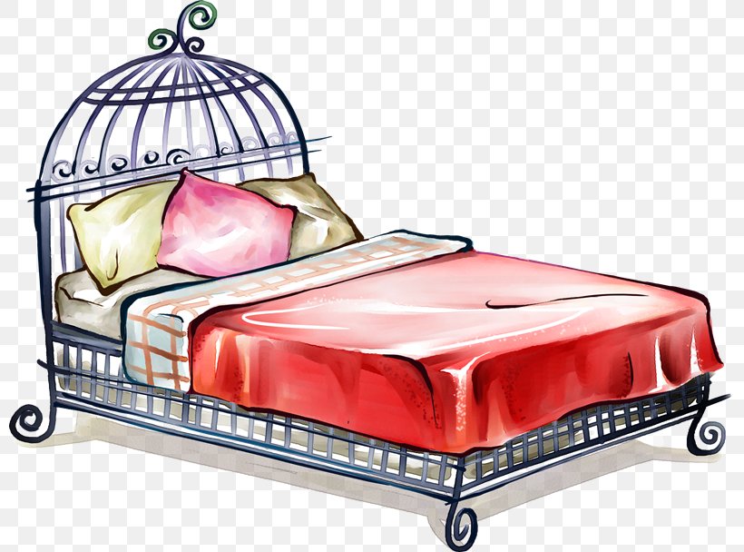 Bed Animation Drawing Clip Art, PNG, 800x608px, Bed, Animation, Bed Frame, Bedmaking, Drawing Download Free