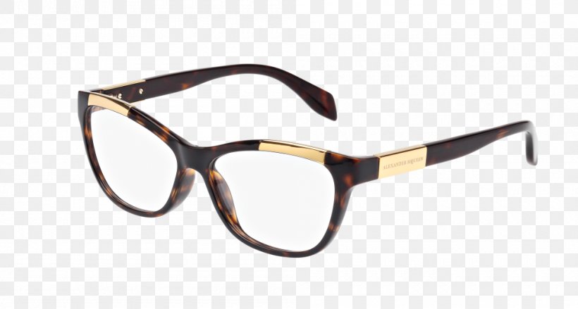Sunglasses Eyewear Eyeglass Prescription Ray-Ban, PNG, 1000x536px, Glasses, Alexander Mcqueen, Brown, Designer, Eyeglass Prescription Download Free