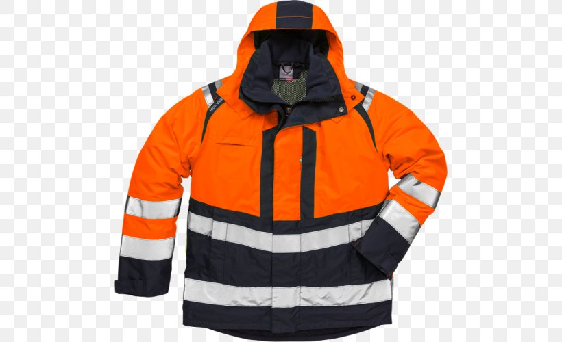 High-visibility Clothing Jacket Workwear Coat, PNG, 500x500px, Highvisibility Clothing, Breathability, Clothing, Coat, Dungarees Download Free