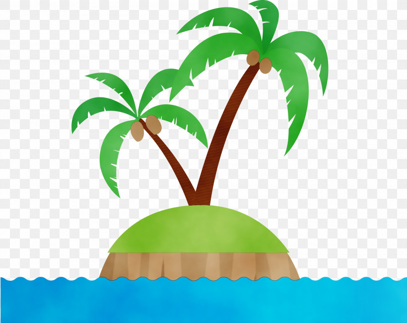 Palm Trees, PNG, 2999x2380px, Palm Tree, Beach, Biology, Cartoon Tree, Green Download Free