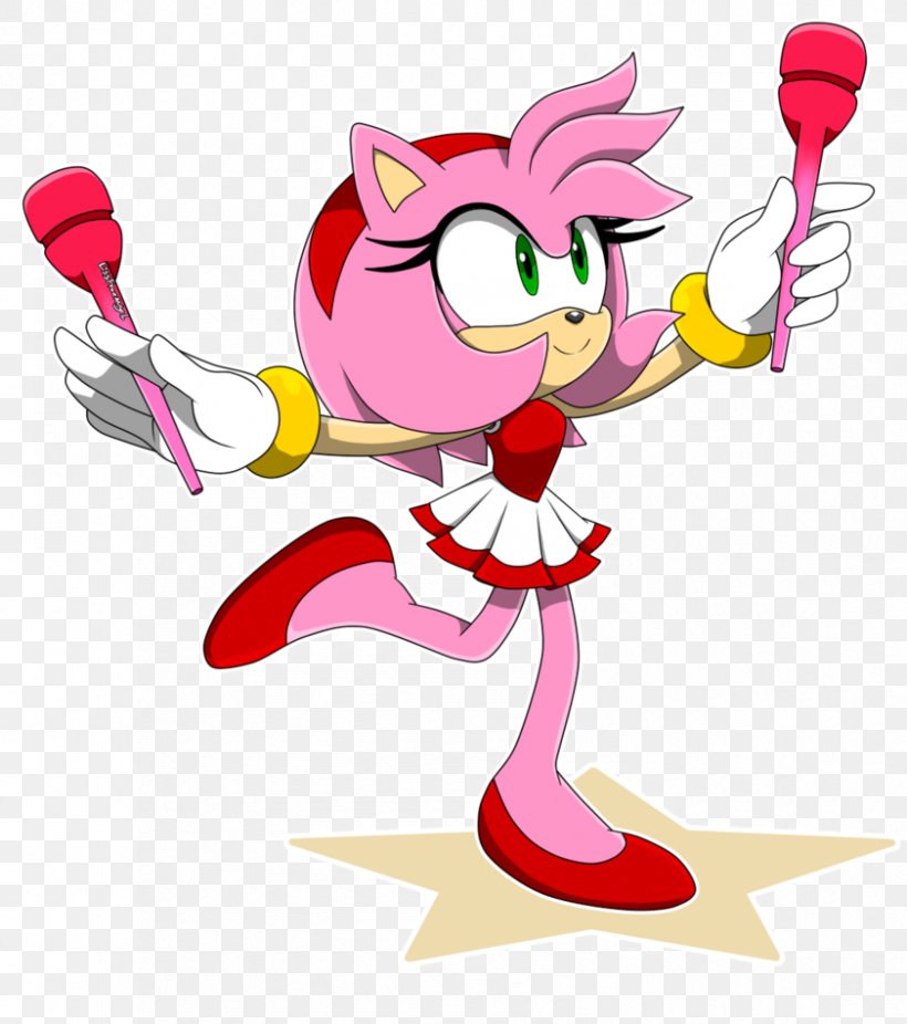 Amy Rose Sonic & Sega All-Stars Racing Rhythmic Gymnastics Chao, PNG, 841x950px, Watercolor, Cartoon, Flower, Frame, Heart Download Free