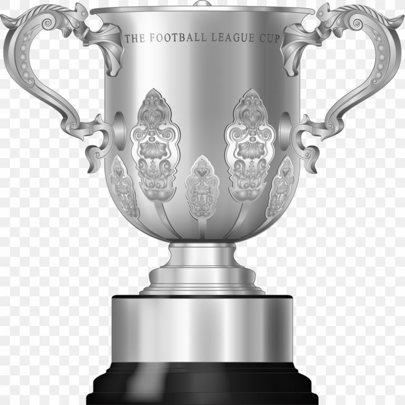 FA Cup Trophy English Football League Premier League 2017–18 EFL Cup, PNG, 1200x1200px, Fa Cup, Award, Black And White, Cup, Drinkware Download Free