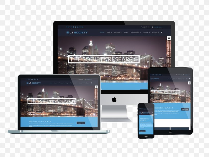 Responsive Web Design Web Development Web Template System, PNG, 1000x750px, Responsive Web Design, Brand, Display Advertising, Display Device, Electronics Download Free