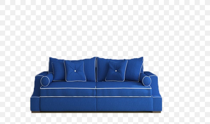 Sofa Bed Comfort Couch, PNG, 650x487px, Sofa Bed, Blue, Cobalt Blue, Comfort, Couch Download Free