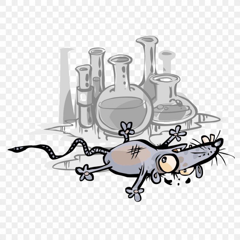 Mouse Rat Royalty-free Illustration, PNG, 1000x1000px, Mouse, Agence Photographique, Black And White, Drinkware, Laboratory Download Free
