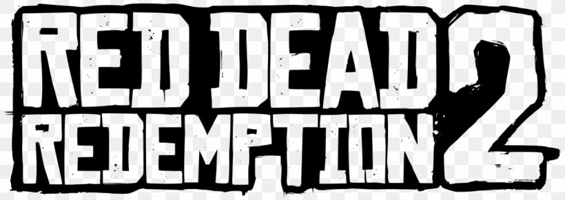 Red Dead Redemption 2 Grand Theft Auto V Rockstar Games Video Game, PNG, 1280x455px, 8k Resolution, Red Dead Redemption 2, Black And White, Brand, Game Download Free