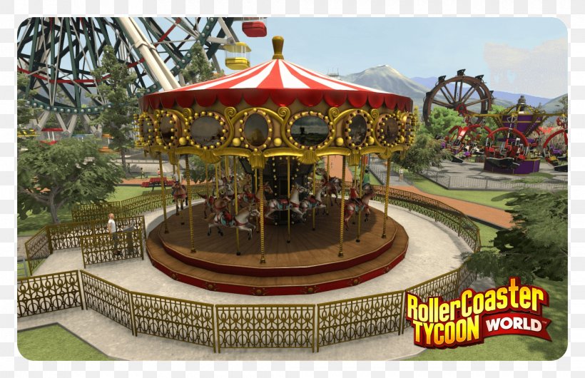 RollerCoaster Tycoon World RollerCoaster Tycoon 3 Video Game Dreamfall: The Longest Journey, PNG, 2040x1320px, Rollercoaster Tycoon World, Amusement Park, Amusement Ride, Atari, Carousel Download Free