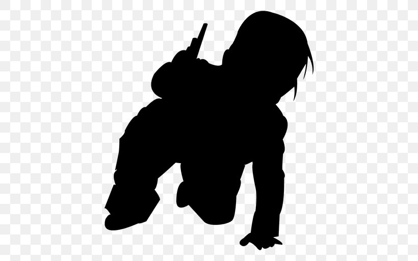 Silhouette, PNG, 512x512px, Silhouette, Black, Black And White, Child, Fictional Character Download Free