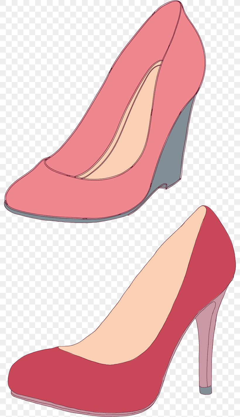 Slipper High-heeled Footwear Shoe, PNG, 793x1424px, Watercolor, Cartoon, Flower, Frame, Heart Download Free