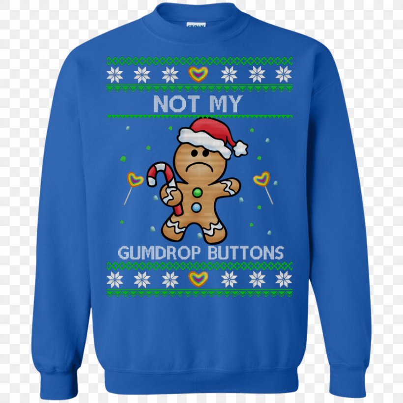 T-shirt Hoodie Christmas Jumper Sweater Sleeve, PNG, 1155x1155px, Tshirt, Active Shirt, All I Want For Christmas Is You, Blue, Bluza Download Free