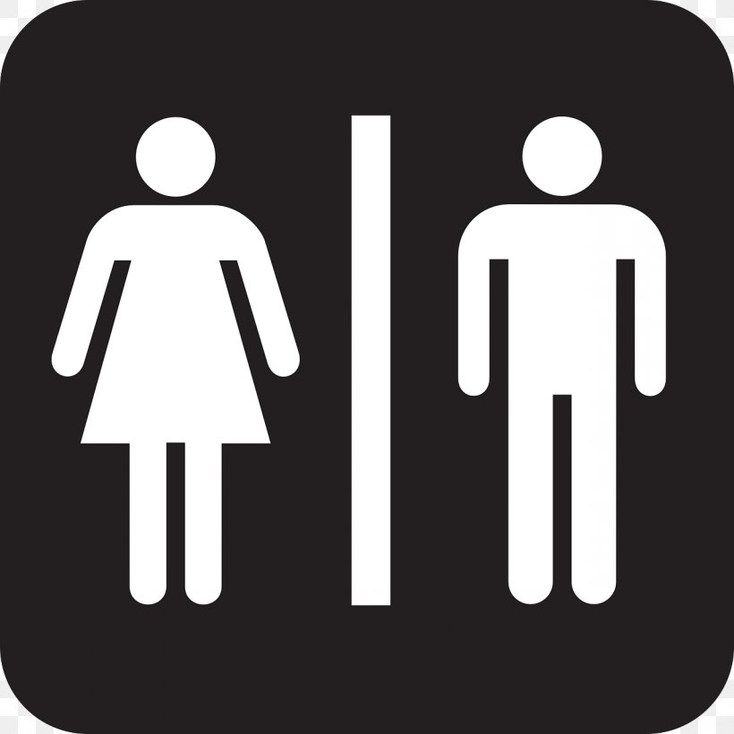 Unisex Public Toilet Bathroom Clip Art, PNG, 1280x1280px, Unisex Public Toilet, Bathroom, Bathroom Bill, Bathroom Cabinet, Black And White Download Free
