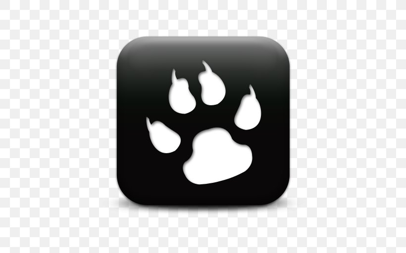 Dog Paw Logo Cat Clip Art, PNG, 512x512px, Dog, Animal, Black And White, Cat, Drawing Download Free