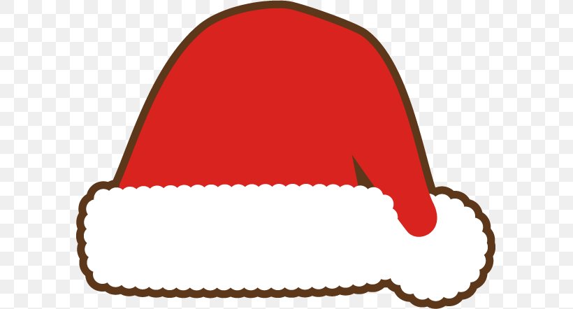 Santa Claus Hat Reindeer Clip Art, PNG, 601x442px, Santa Claus, Area, Cap, Christmas, Clothing Download Free