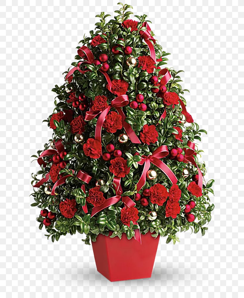 Christmas Tree Floristry Flower Deck The Halls Teleflora, PNG, 800x1000px, Christmas Tree, Annual Plant, Artificial Flower, Centrepiece, Christmas Download Free