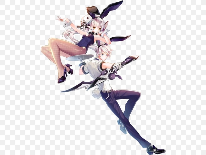 Elsword EVE Online Elesis Video Game, PNG, 500x620px, Elsword, Action Figure, Character, Couple, Drawing Download Free
