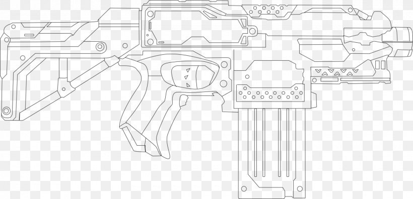 Line Art Weapon Drawing White, PNG, 1600x773px, Line Art, Area, Artwork, Black, Black And White Download Free