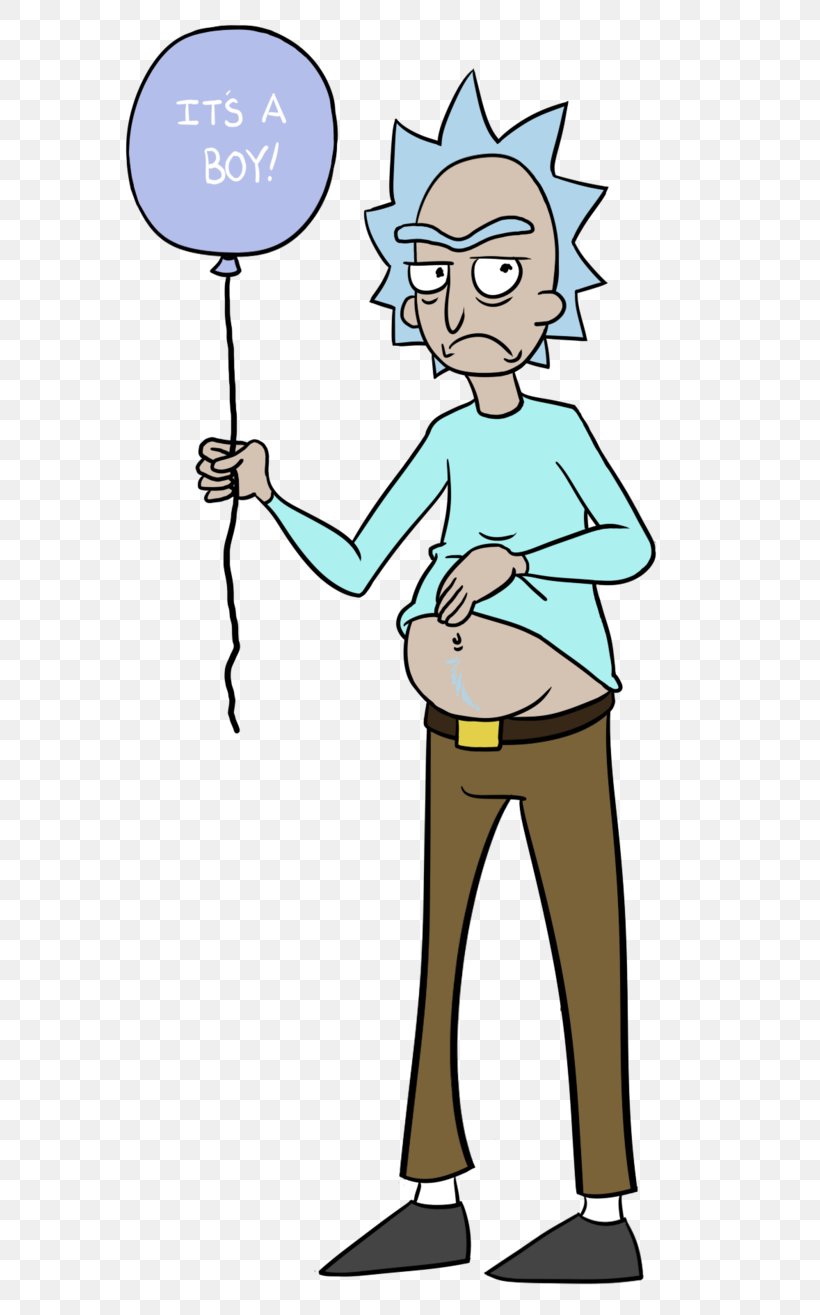 Morty Smith Rick Sanchez Art Pregnancy Male, PNG, 608x1315px, Watercolor, Cartoon, Flower, Frame, Heart Download Free