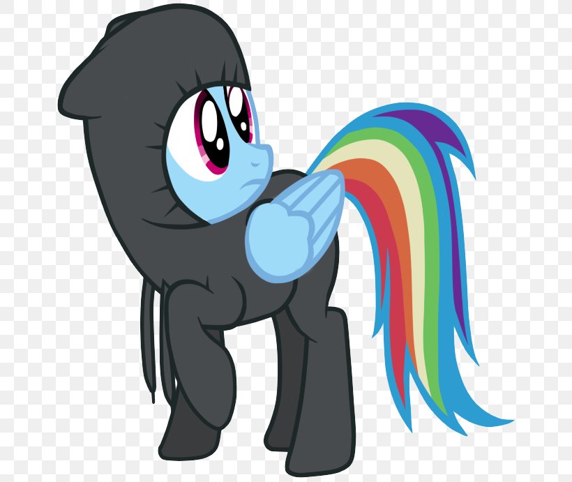 My Little Pony Rainbow Dash Ninja Horse, PNG, 666x691px, Pony, Art, Carnivoran, Cartoon, Cat Like Mammal Download Free