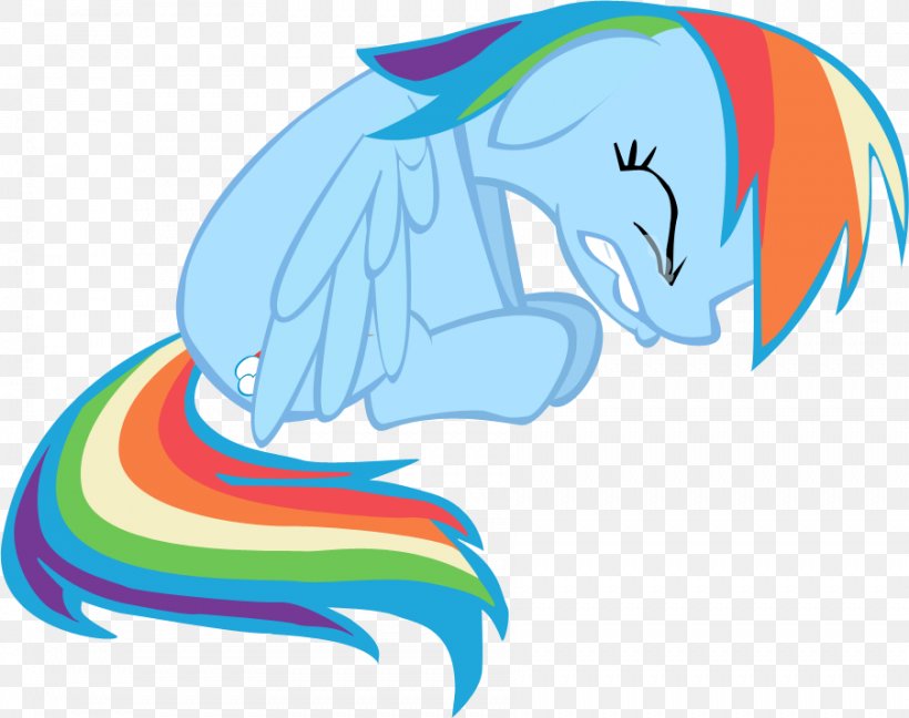 Rainbow Dash Applejack Pony Sadness Crying, PNG, 902x713px, Rainbow Dash, Applejack, Area, Art, Blue Download Free