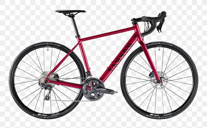 Canyon Bicycles Disc Brake Road Bicycle Racing Bicycle, PNG, 2400x1480px, Bicycle, Bicycle Accessory, Bicycle Drivetrain Part, Bicycle Frame, Bicycle Handlebar Download Free