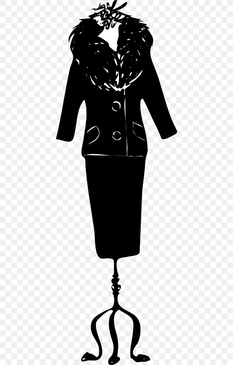 Clip Art, PNG, 640x1280px, Clothing, Black, Black And White, Costume Design, Fashion Design Download Free