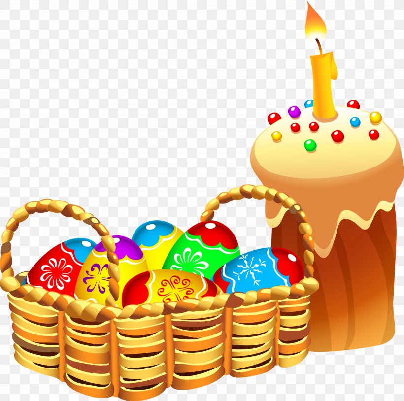 Easter Basket Easter Egg Clip Art, PNG, 4058x4033px, Easter, Basket, Cake, Christmas, Confectionery Download Free
