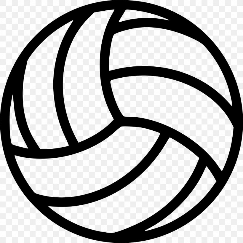 Beach Volleyball Vector Graphics Volleyball Net Sports, PNG, 980x980px, Volleyball, Ball, Ball Game, Beach Volleyball, Black And White Download Free