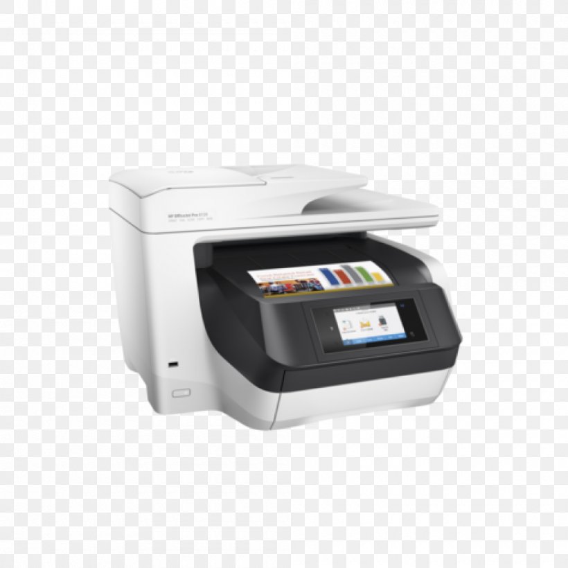 Hewlett-Packard HP Officejet Pro 8720 Multi-function Printer, PNG, 1000x1000px, Hewlettpackard, Automatic Document Feeder, Color Printing, Duplex Printing, Electronic Device Download Free