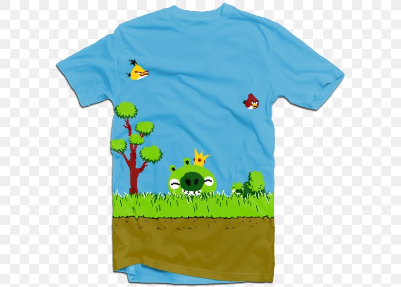 T-shirt Duck Hunt Nintendo Entertainment System Baby & Toddler One-Pieces, PNG, 600x587px, Tshirt, Active Shirt, Animal, Baby Toddler Onepieces, Blue Download Free