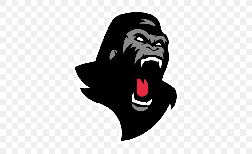 Gorilla Ape Clint Dream Arena Football, PNG, 500x500px, 2017, 2018, 2019, Gorilla, Ape Download Free