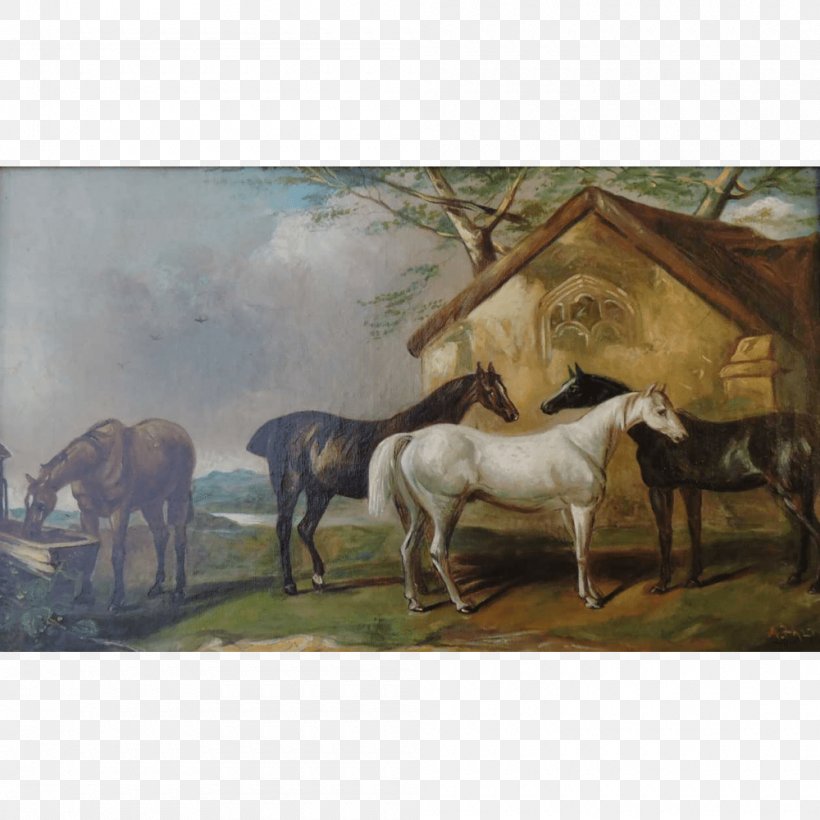 Oil Painting Art Horse, PNG, 1000x1000px, Painting, Art, Canvas, Fauna, Foal Download Free