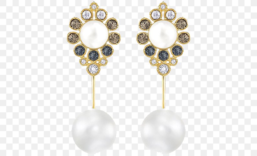 Earring Swarovski AG Jewellery Pearl, PNG, 600x500px, Earring, Body Jewelry, Body Piercing, Clothing, Costume Jewelry Download Free