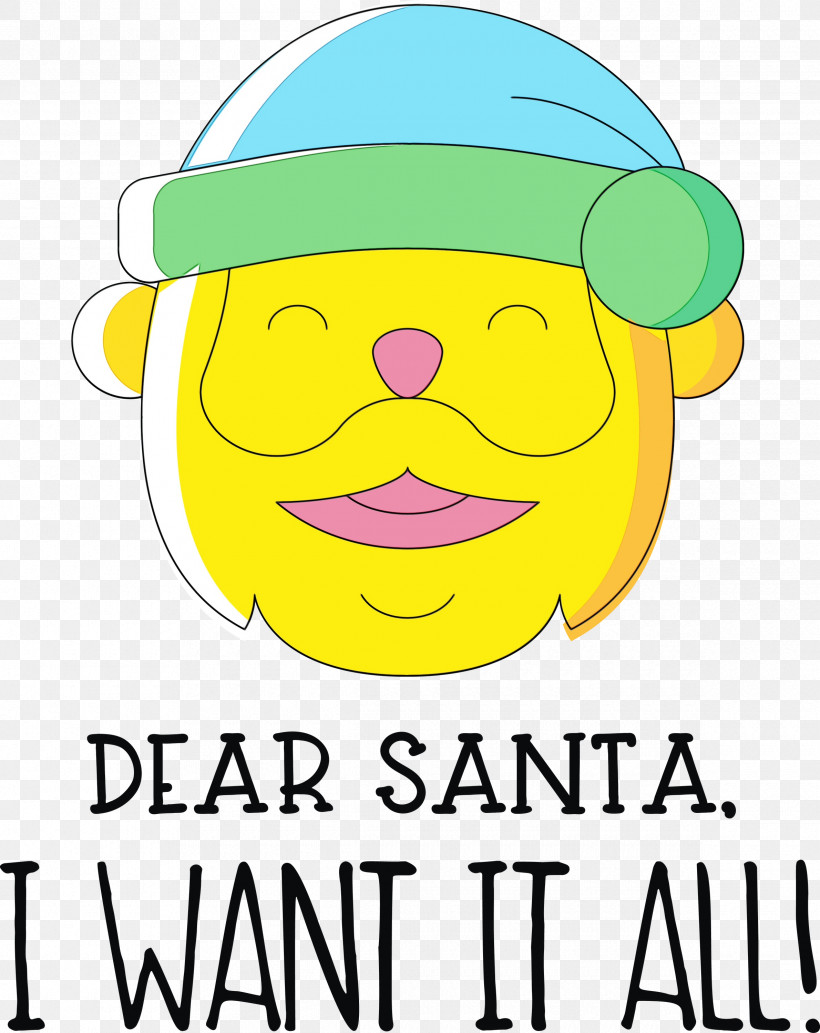 Emoticon, PNG, 2380x3000px, Dear Santa, Behavior, Biology, Cartoon, Christmas Download Free