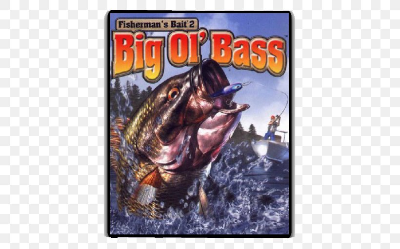 Fisherman's Bait 2: Big Ol' Bass PlayStation Fisherman's Bait: A Bass Challenge Video Games JB The Super Bass, PNG, 512x512px, Playstation, Arcade Game, Fauna, Fish, Fishing Download Free