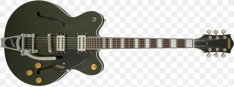 Gretsch G2622T Streamliner Center Block Double Cutaway Electric Guitar Semi-acoustic Guitar Gretsch G2420 Streamliner Hollowbody Electric Guitar, PNG, 2400x904px, Gretsch, Acoustic Electric Guitar, Acoustic Guitar, Archtop Guitar, Bigsby Vibrato Tailpiece Download Free
