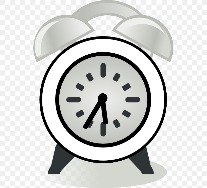 Alarm Clock Free Content Clip Art, PNG, 555x747px, Alarm Clock, Black And White, Cartoon, Clock, Copyright Download Free