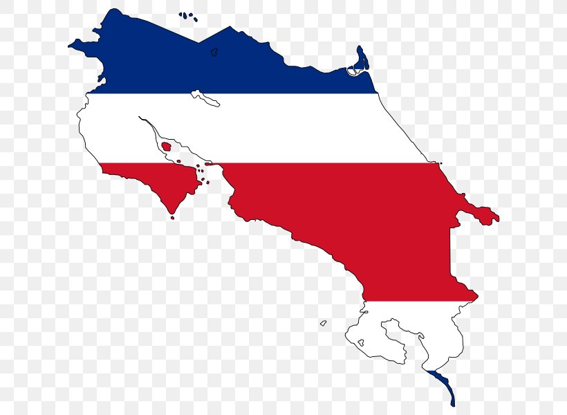 Flag Of Costa Rica Vector Map, PNG, 652x600px, Costa Rica, Area, Flag, Flag Of Costa Rica, Map Download Free