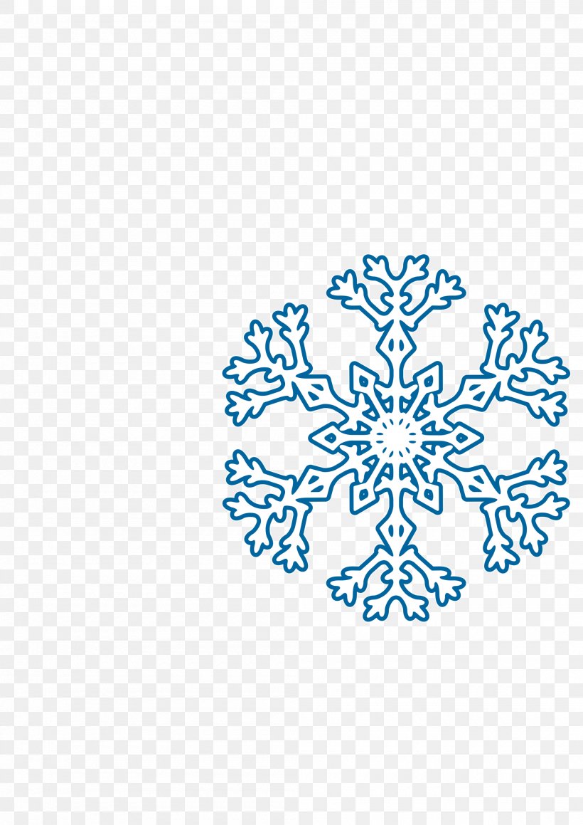Snowflake Winter Image Drawing, PNG, 2000x2829px, Snowflake, Area, Black And White, Blue, Drawing Download Free