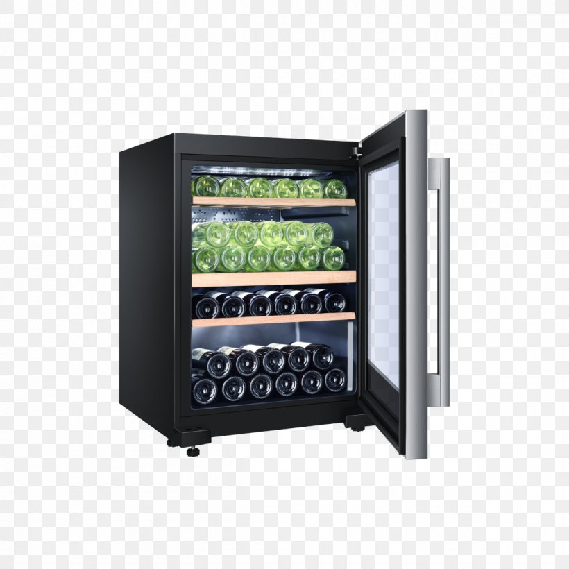 Wine Cooler Refrigerator Wine Cellar Haier, PNG, 1200x1200px, Wine Cooler, Bottle, Haier, Home Appliance, Kitchen Download Free