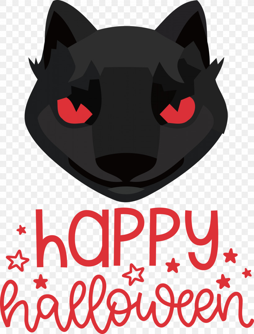 Happy Halloween, PNG, 2276x3000px, Happy Halloween, Black Cat, Cartoon, Cat, Character Download Free