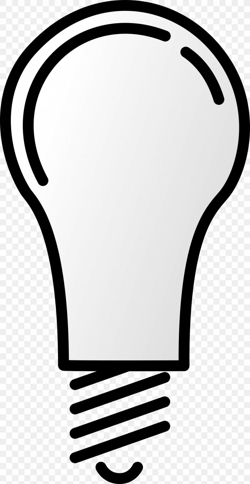 Incandescent Light Bulb Lamp Clip Art, PNG, 1238x2400px, Light, Black And White, Drawing, Electric Light, Electricity Download Free