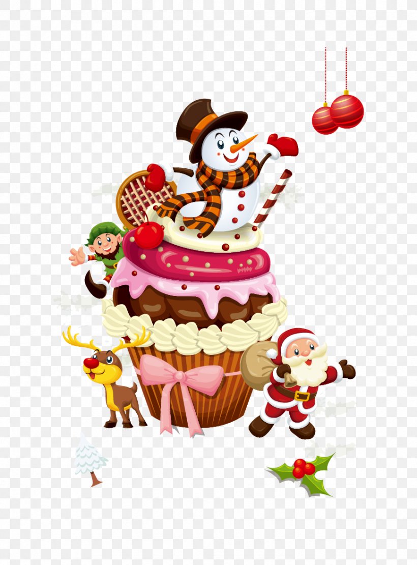 Santa Claus Christmas Cake Wedding Cake Cupcake, PNG, 869x1178px, Santa Claus, Cake, Christmas, Christmas Cake, Cuisine Download Free
