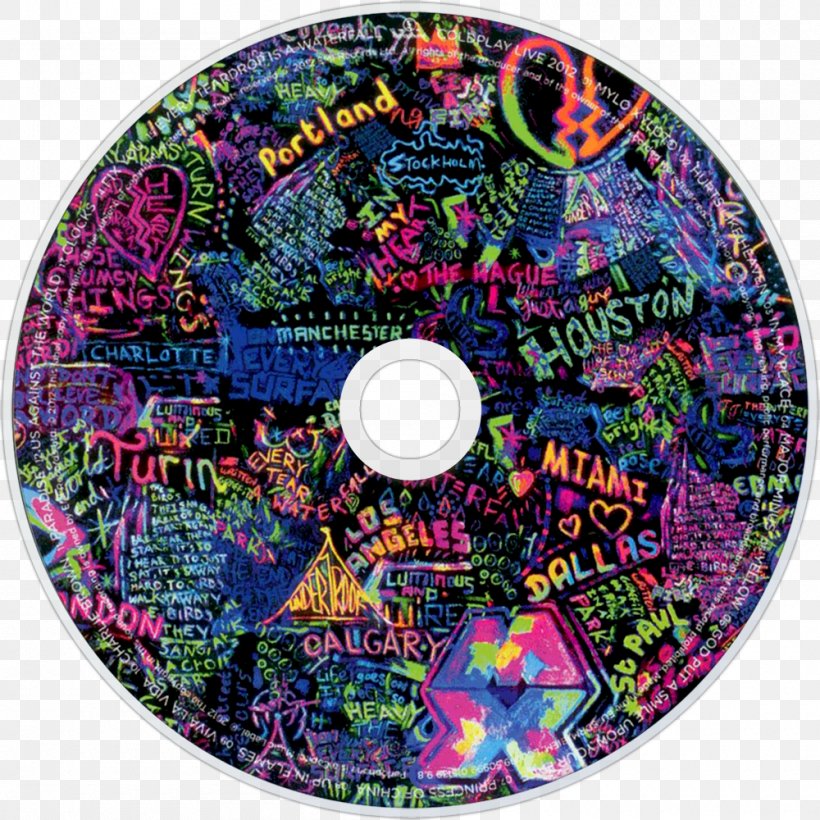 Compact Disc DVD Coldplay Live 2012 Keep Case, PNG, 1000x1000px, Compact Disc, Coldplay, Coldplay Live 2012, Dvd, Keep Case Download Free