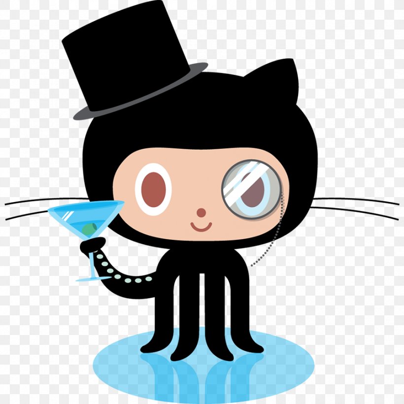GitHub Version Control Bitbucket, PNG, 896x896px, Github, Bitbucket, Black, Cartoon, Cat Download Free