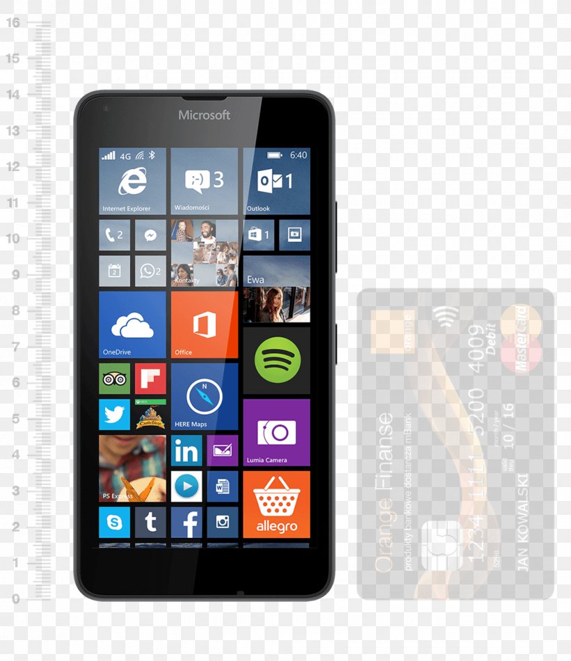 Microsoft Lumia 640 LTE 4G Smartphone, PNG, 1070x1240px, Microsoft Lumia 640, Cellular Network, Communication Device, Electronic Device, Electronics Download Free