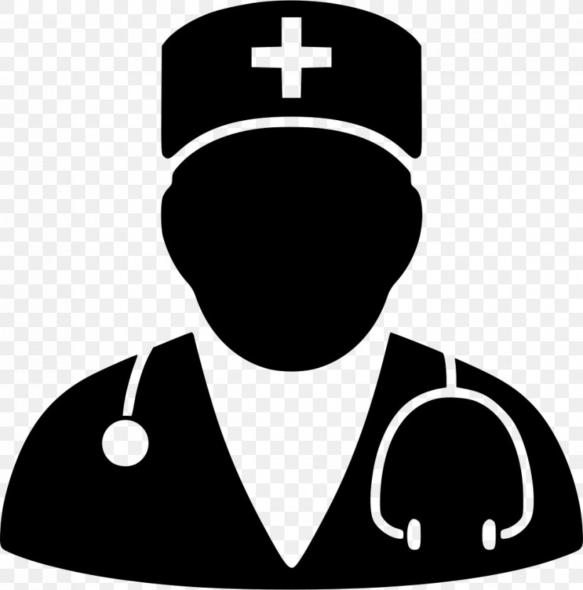 Vector Graphics Physician Royalty-free Illustration, PNG, 980x992px, Physician, Artwork, Black, Black And White, Cap Download Free