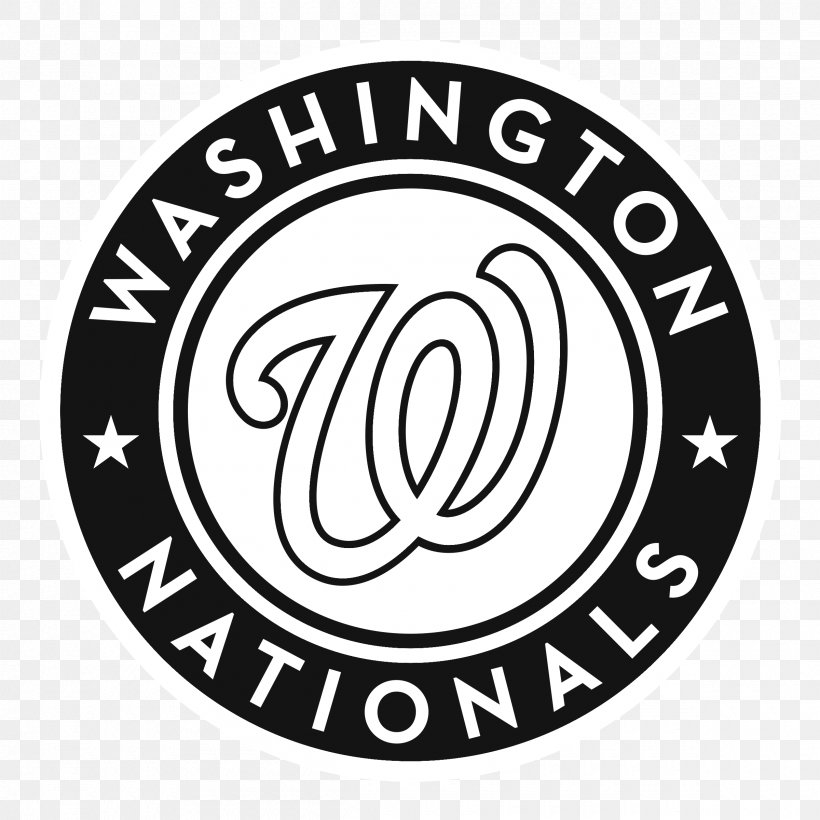 Washington, D.C. Washington Nationals Chicago Cubs MLB Baseball, PNG, 2400x2400px, Washington Dc, Area, Baseball, Black And White, Brand Download Free