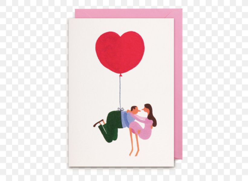 Flying Heart Brewing Balloon Pink M Greeting & Note Cards, PNG, 600x600px, Balloon, Greeting Note Cards, Heart, Petal, Pink Download Free